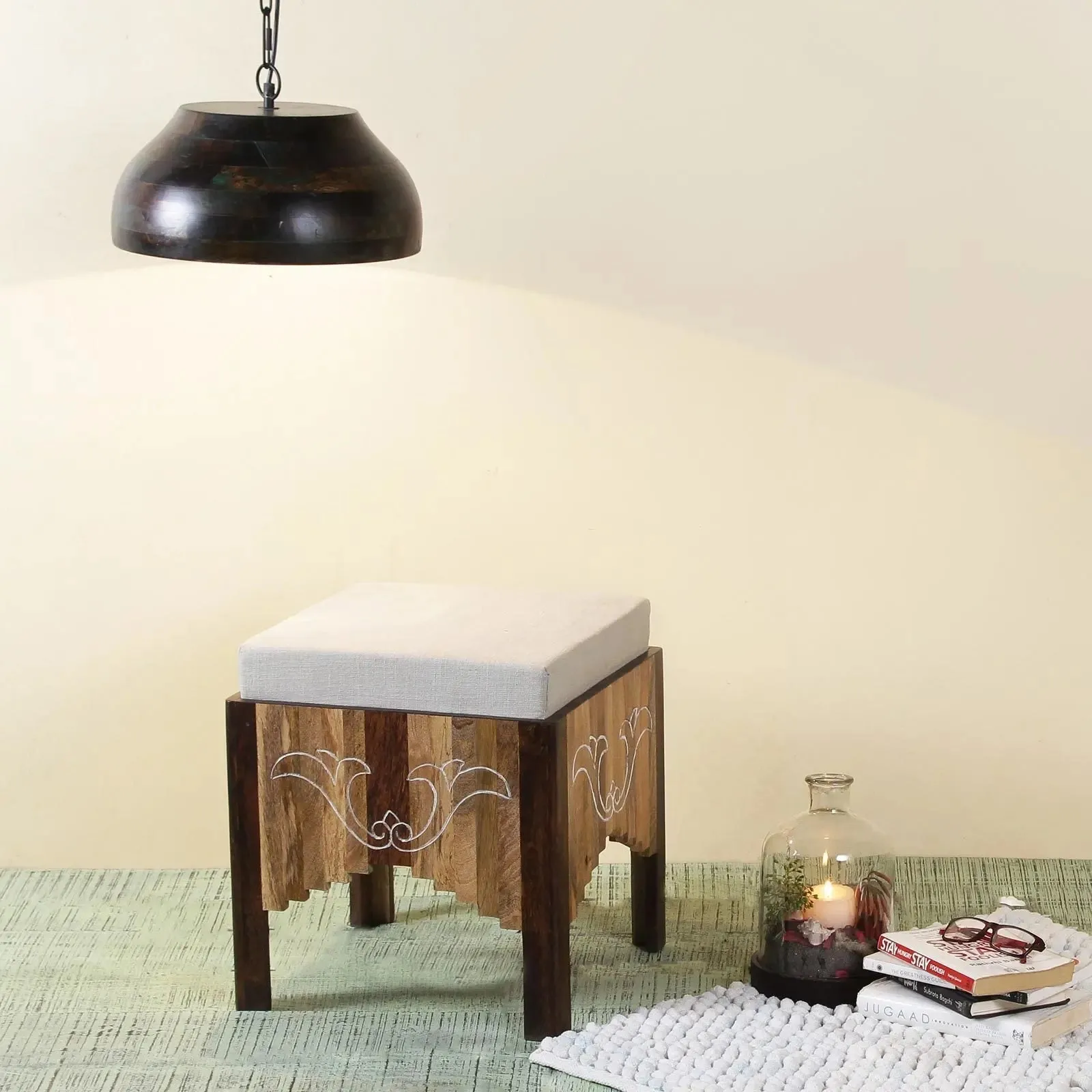 Denise Wooden Stool