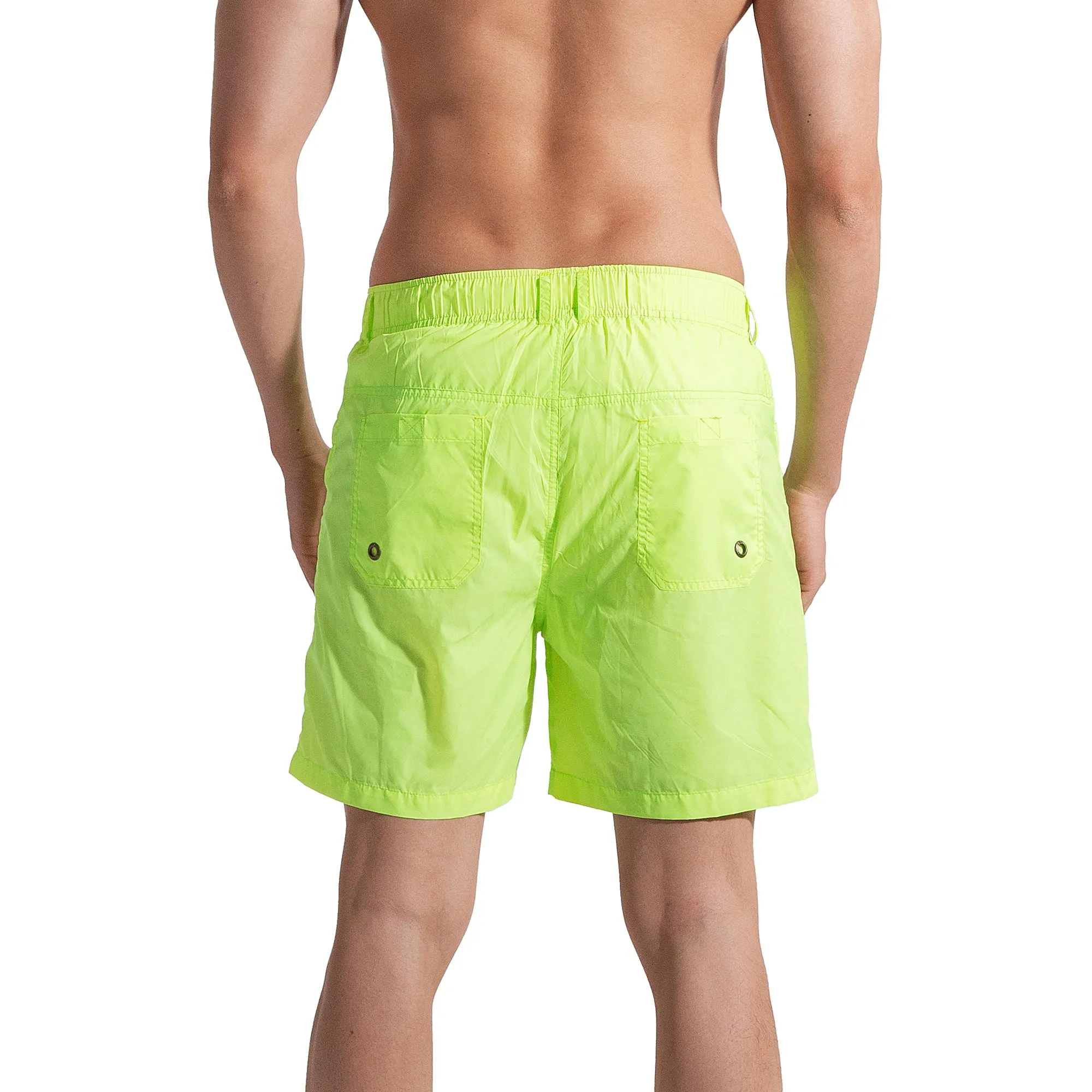 DESMIIT Men's Beach pants vacation travel quick drying 4-point Board Shorts Large swimsuit  S8909