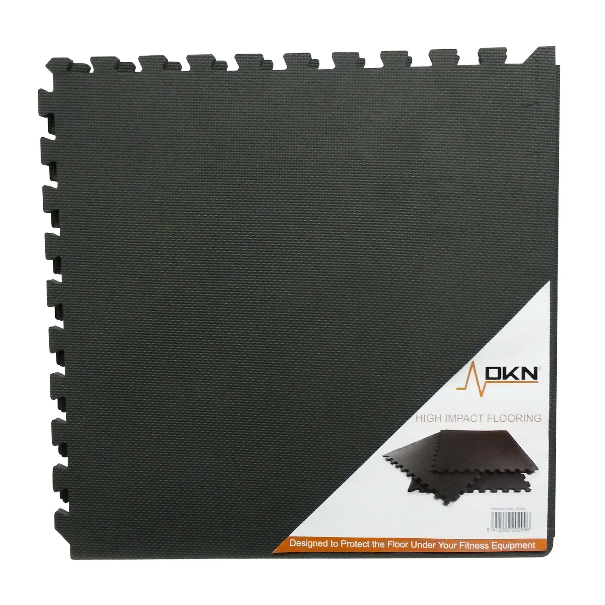 DKN 6 Piece High Impact Interlocking Floor Protection Mat