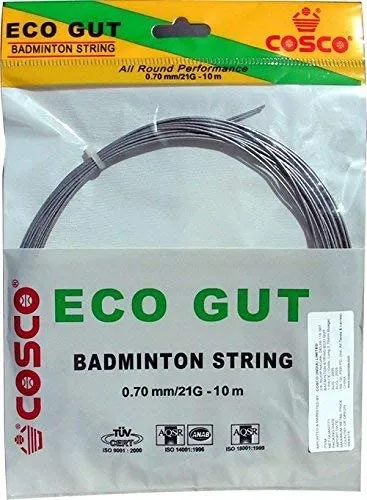 Eco Gut Badminton String (White)