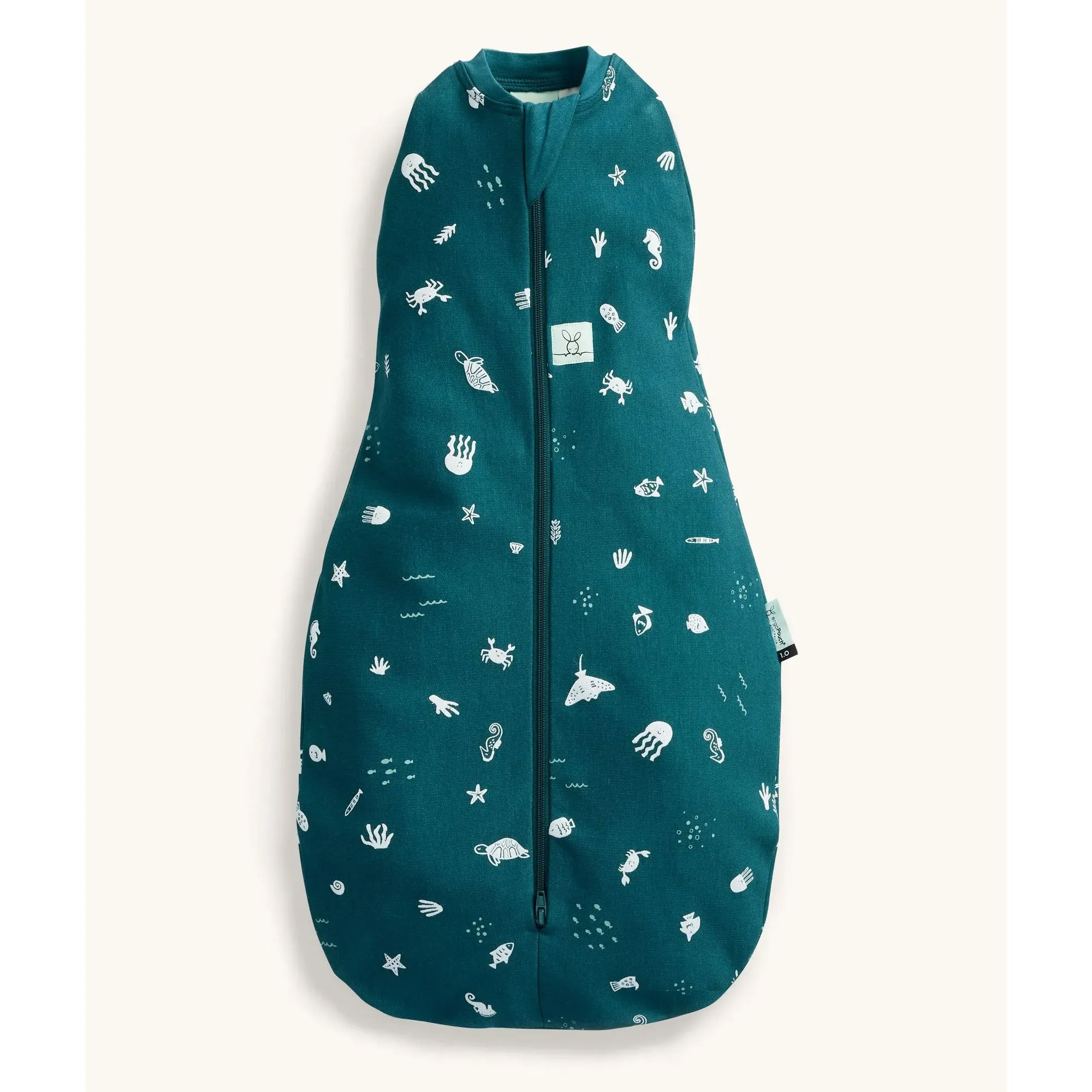 ergoPouch Cocoon Swaddle Bag - 1.0 Tog - Ocean