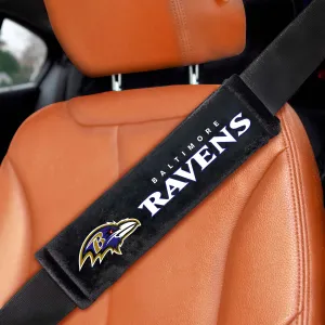 Fanmats Baltimore Ravens Embroidered Seatbelt Pad - 2 Pieces