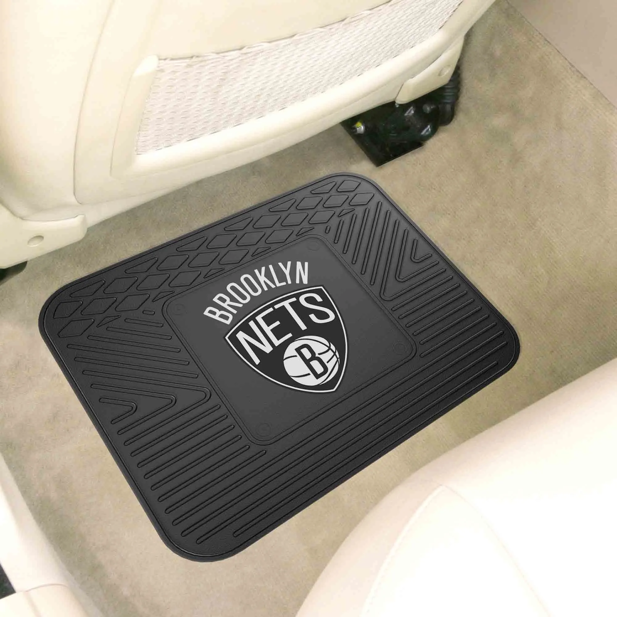 Fanmats Brooklyn Nets Back Seat Car Utility Mat - 14" x 17"