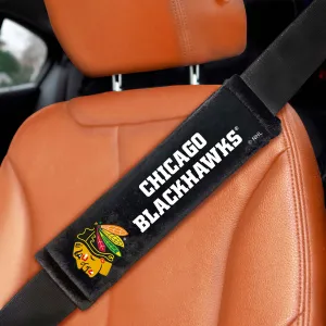 Fanmats Chicago Blackhawks Embroidered Seatbelt Pad - 2 Pieces