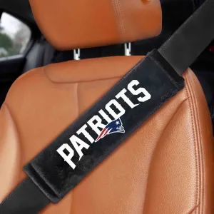 Fanmats New England Patriots Embroidered Seatbelt Pad - 2 Pieces