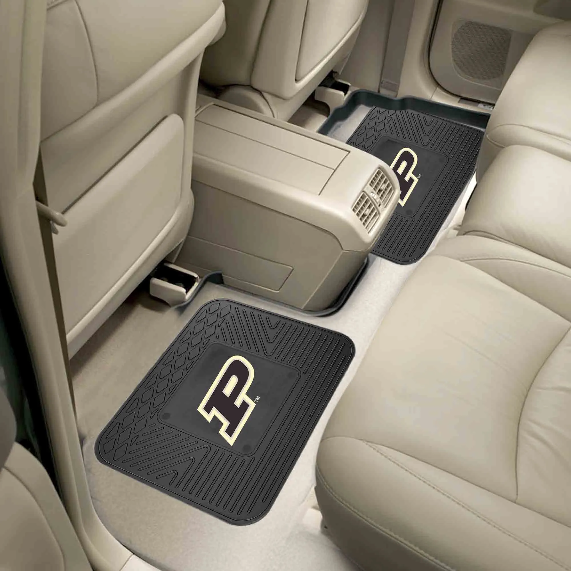 Fanmats Purdue Boilermakers Back Seat Car Utility Mats - 2 Piece Set