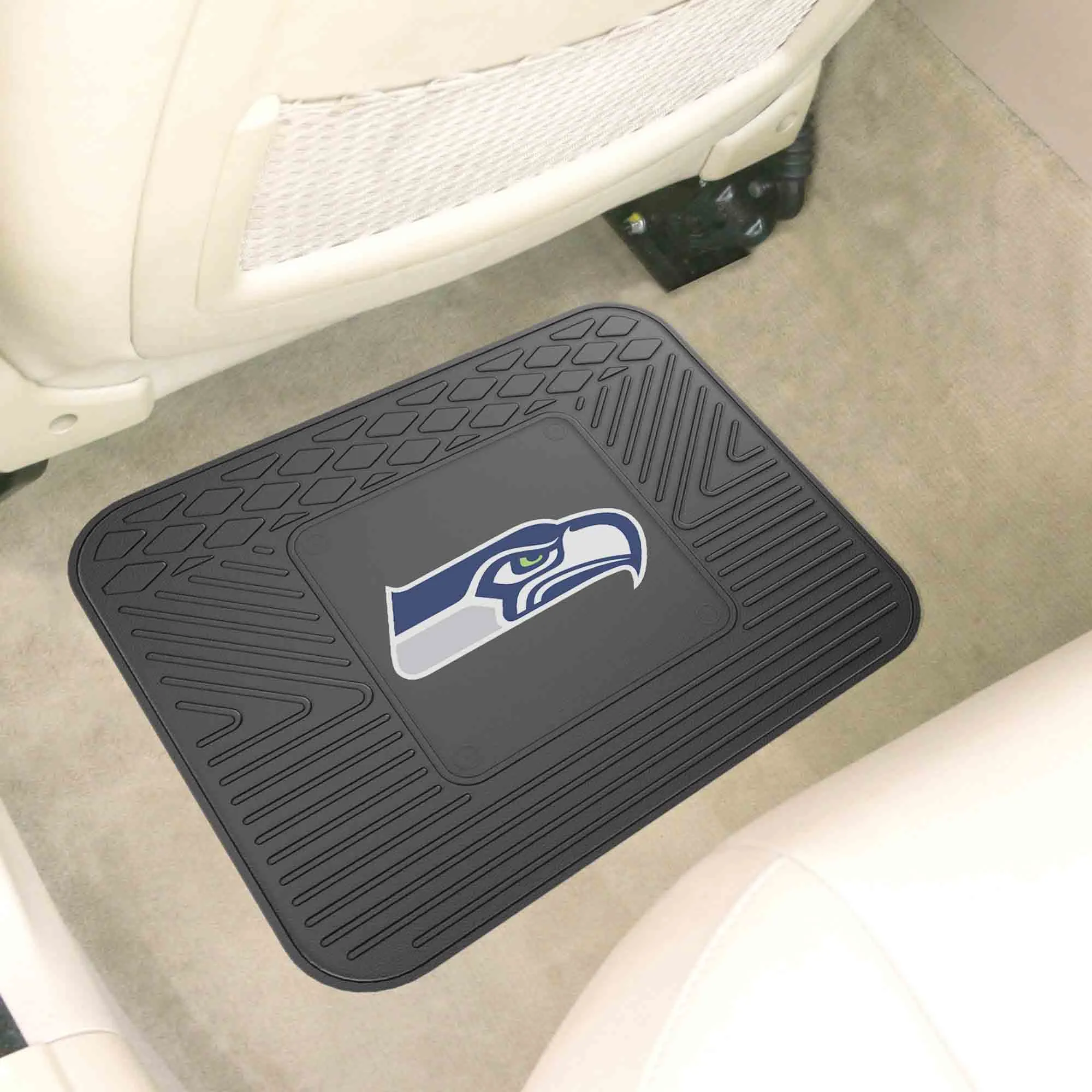 Fanmats Seattle Seahawks Back Seat Car Utility Mat - 14" x 17"