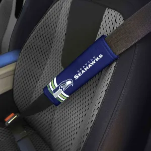 Fanmats Seattle Seahawks Team Color Rally Seatbelt Pad - 2 Pieces