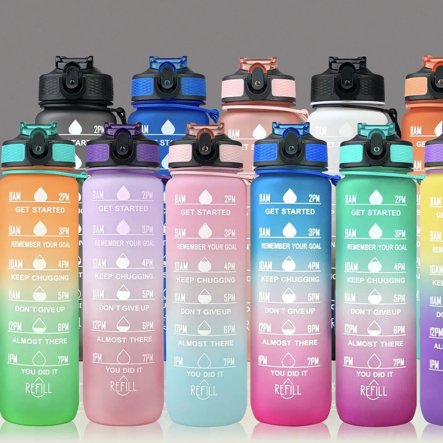 Gradient 1000 ml Water Bottle with holder