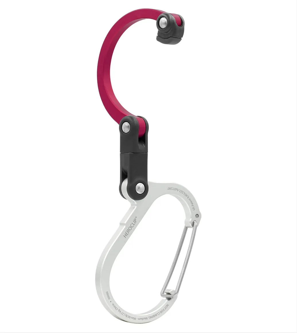 Heroclip Medium Carabiner/Hanger - Supports up to 60 lbs