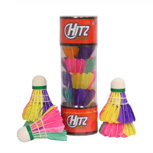 Hitz Feather Shuttlecock | 5 Shuttles in a pack