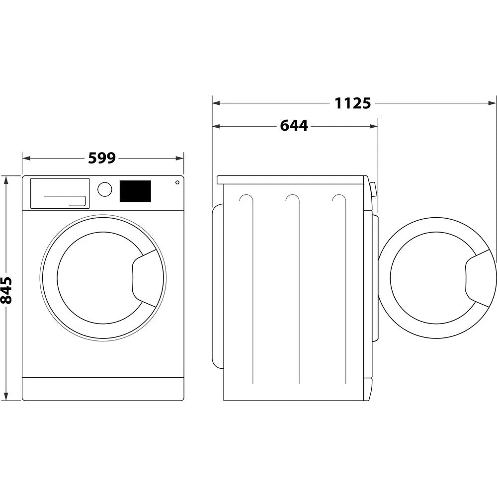 Hotpoint H799GPOWERUK 9Kg 1400 Spin Freestanding Washing Machine White