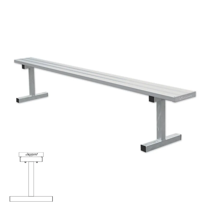 Jaypro Player Bench - 7-1/2 ft. - Portable