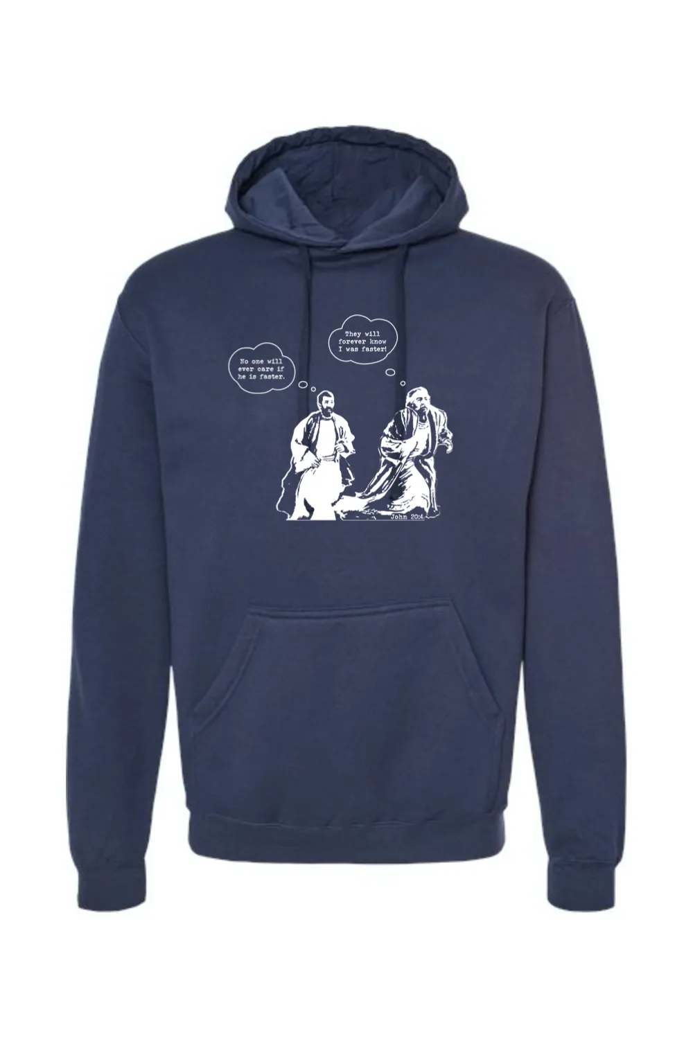 John Runs - John 20:4 Hoodie Sweatshirt