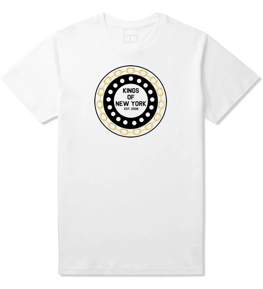 Kings Of NY Chain Logo Boys Kids T-Shirt