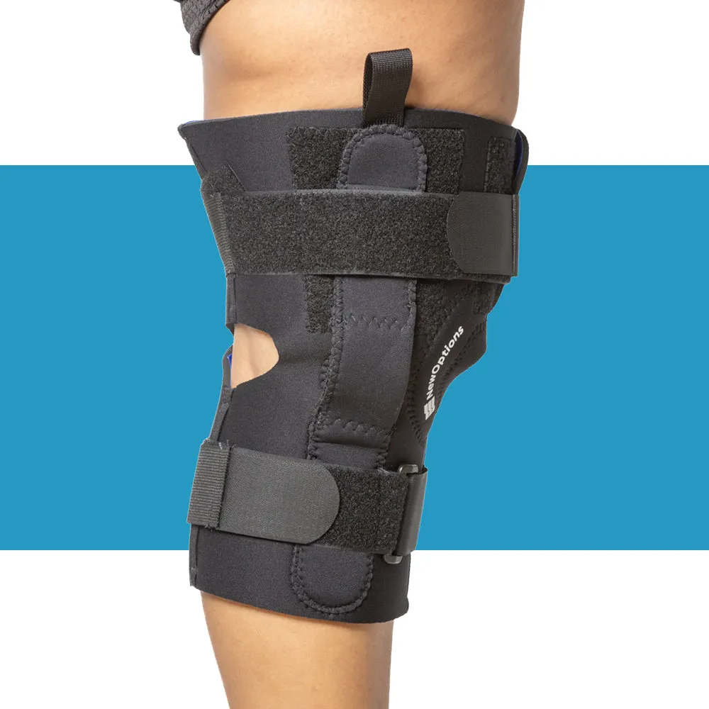 Koolflex "The Hybrid" Knee Brace. For individuals with cone shaped legs/ extra wide thighs.