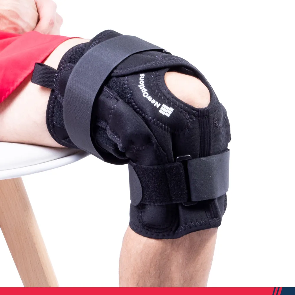 Koolflex "The Hybrid" Knee Brace. For individuals with cone shaped legs/ extra wide thighs.