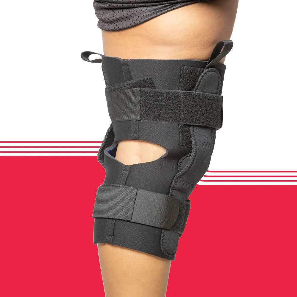 Koolflex "The Hybrid" Knee Brace. For individuals with cone shaped legs/ extra wide thighs.