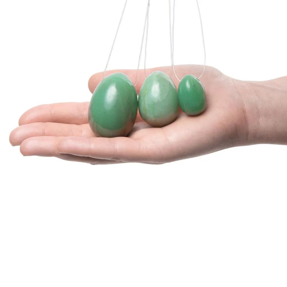 La Gemmes Yoni Egg Set Jade