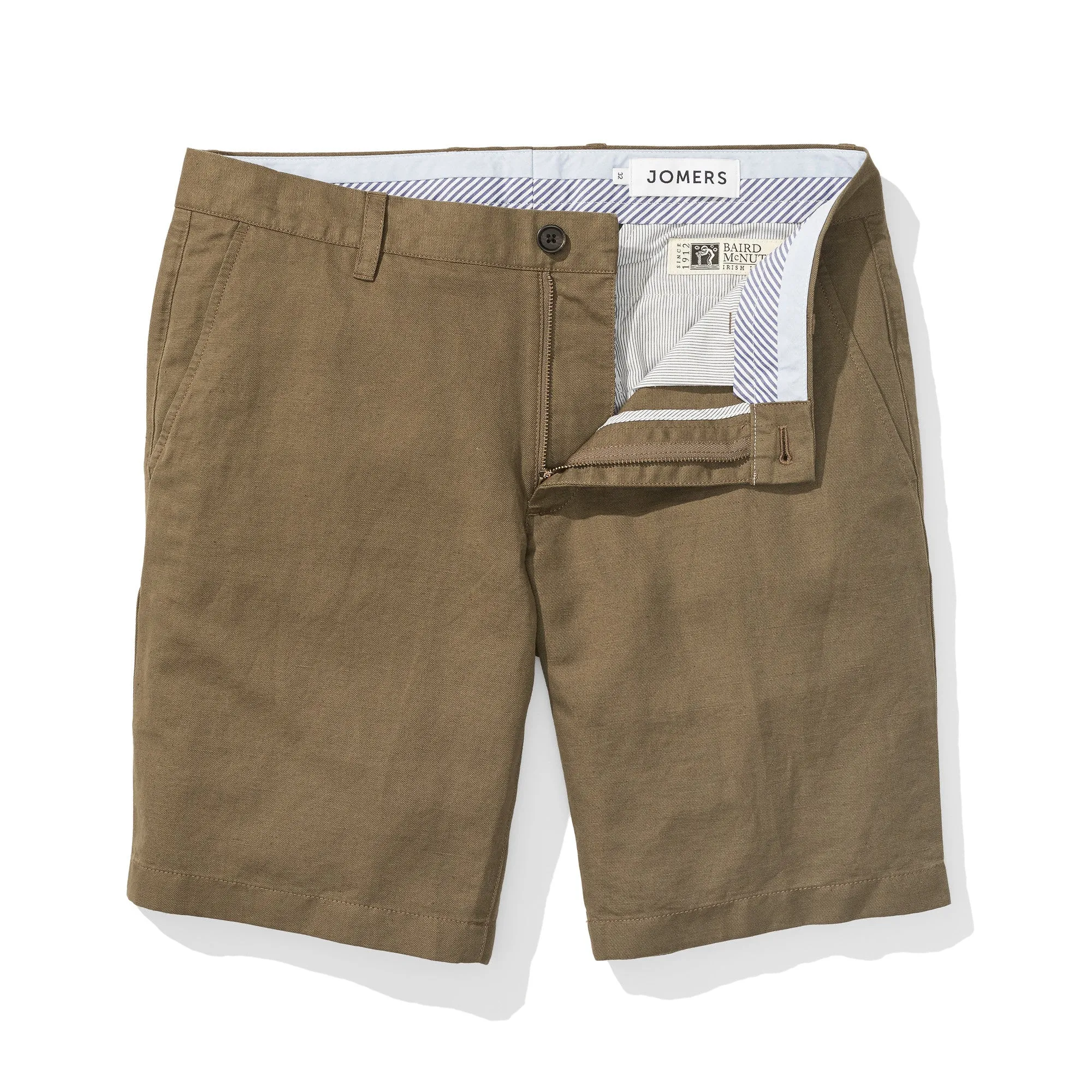 Lafayette - 10" Olive Baird McNutt Linen Shorts