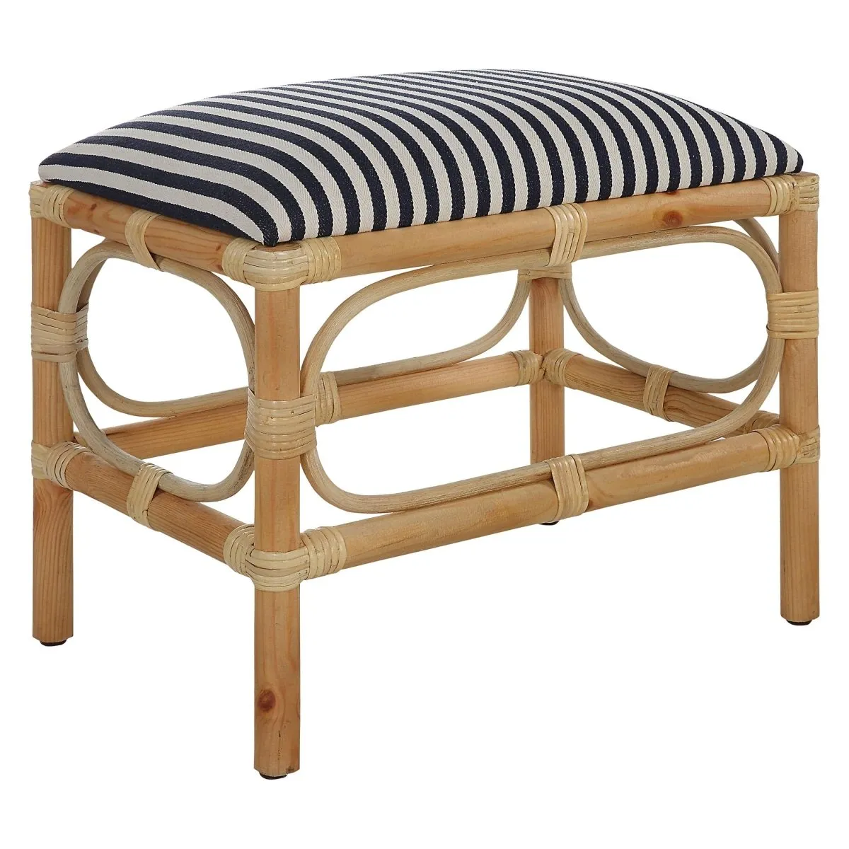 Laguna Small Striped Bench