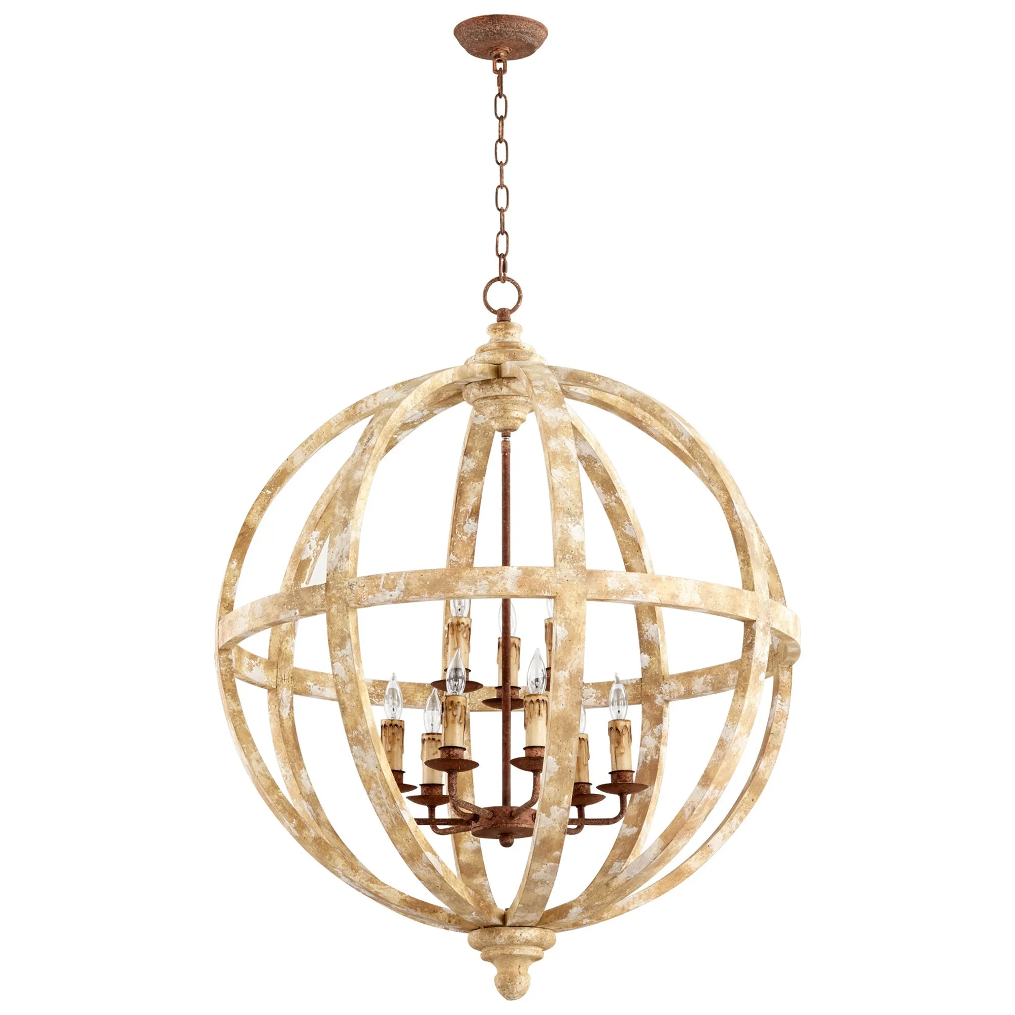 Landon Nine Light Pendant by Cyan