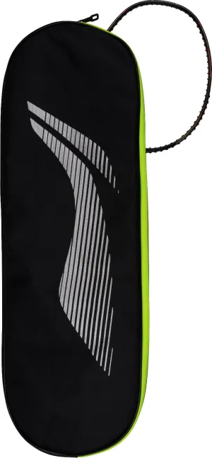 LI-NING Shield Racket Cover Badminton Kit Bag (Black / Green) (Size - M/0.5 L)