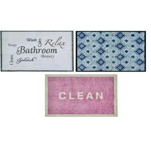 Likewise Recylon 75 x 50cm Bathroom Mats - 3 Designs Available