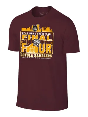 Loyola Chicago Ramblers 2018 Final Four March Madness Maroon T-Shirt