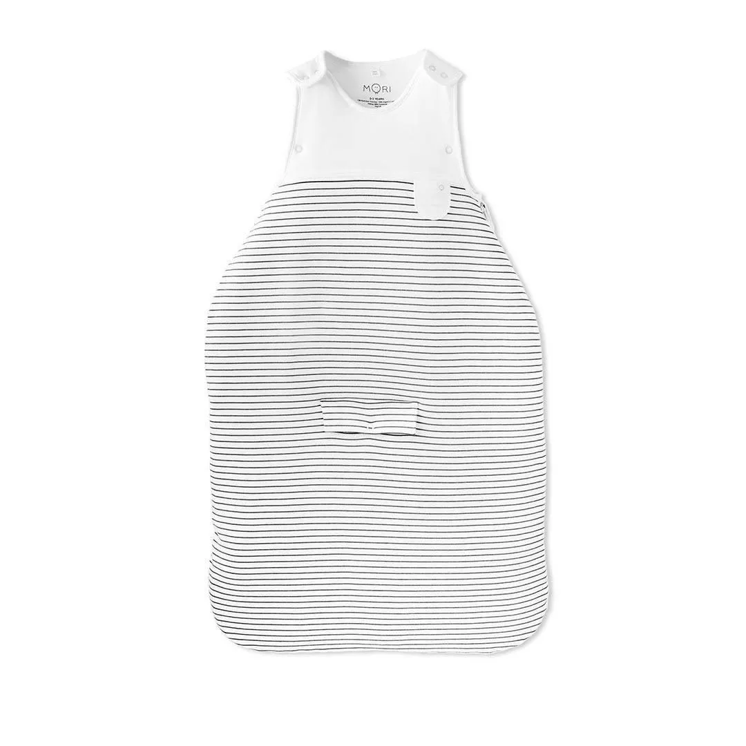 MORI Clever Sleeping Bag - Grey Stripe - TOG 2.5