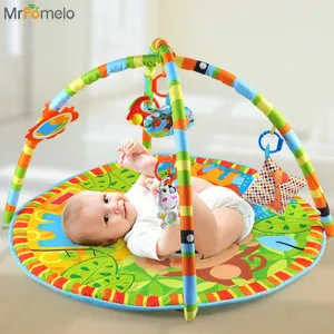 MrPomelo Newborns Indoor Activity Infant Play Mat Gym Educational Toy Fitness Frame Multi-bracket Baby Toys Game Mats for Babies