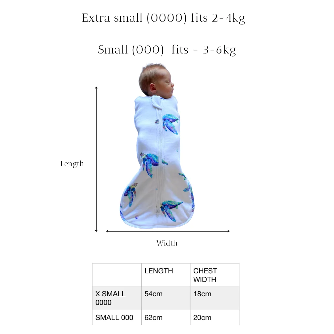 Newborn Sleeping Bag 2.5 TOG (Sage Palm)