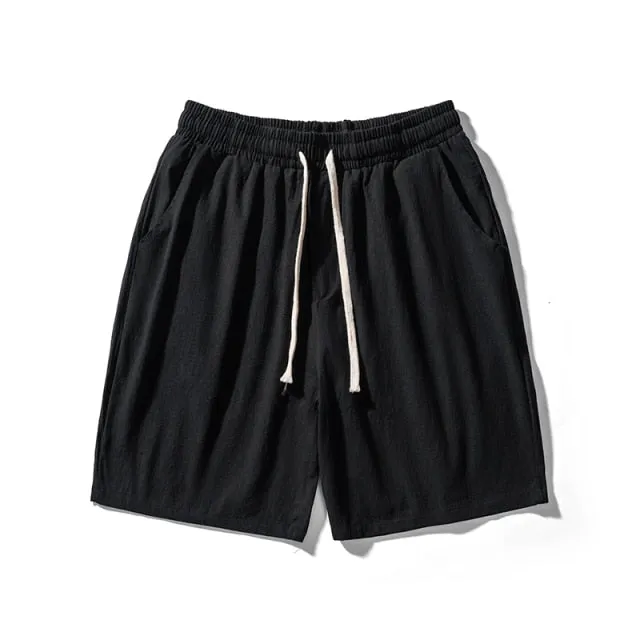 Privathinker Cotton Line Shorts Men Classic Basic Shorts Summer Thin Fabric Cool Shorts Casual Shorts Pants Men's Clothing