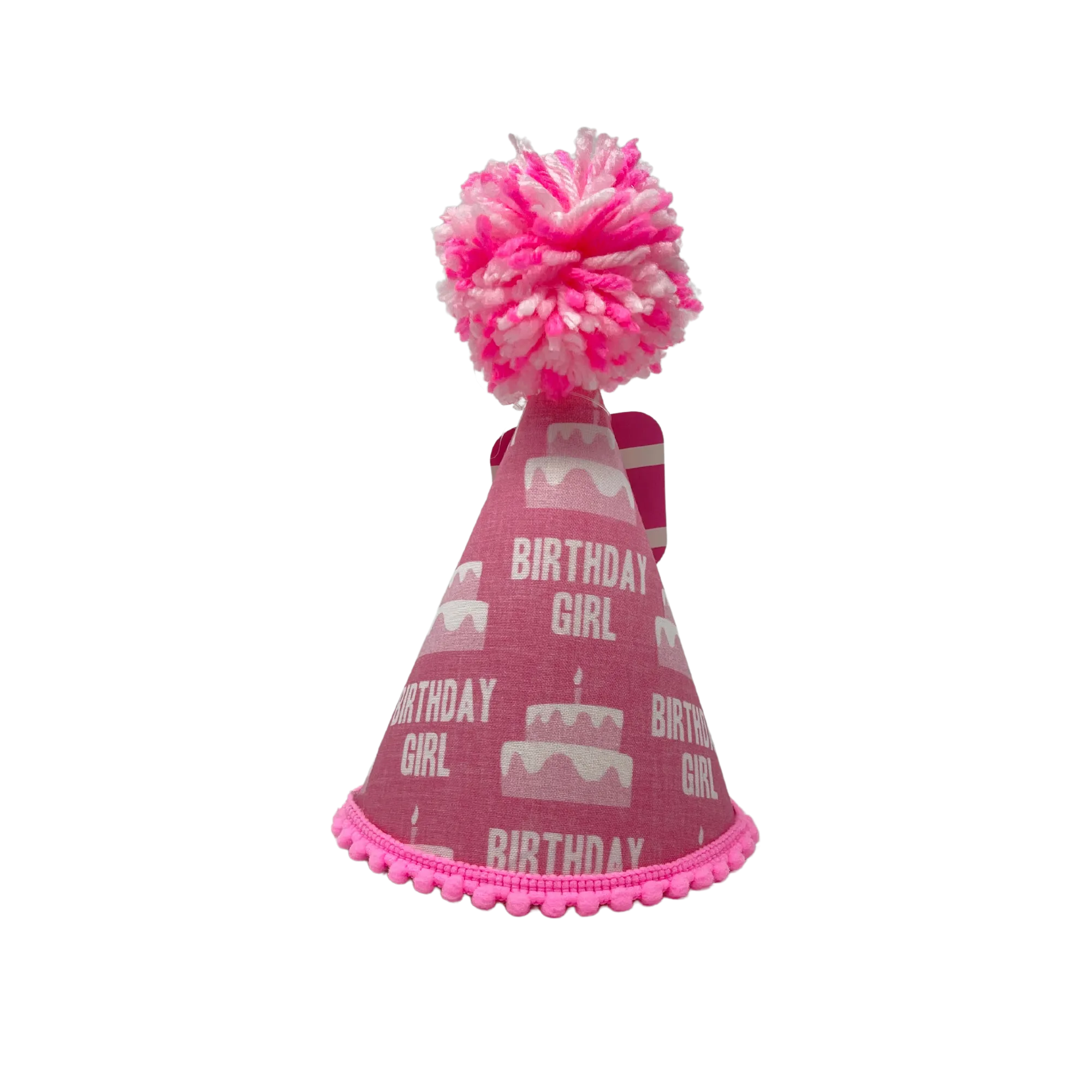 Pup Party Hats Birthday Girl Pink Ink Party Hat for Dogs and Cats