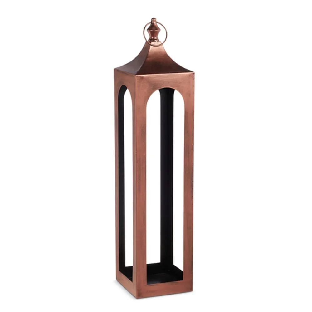 Raz Imports 2024 Terra Firma 29" Copper Lantern