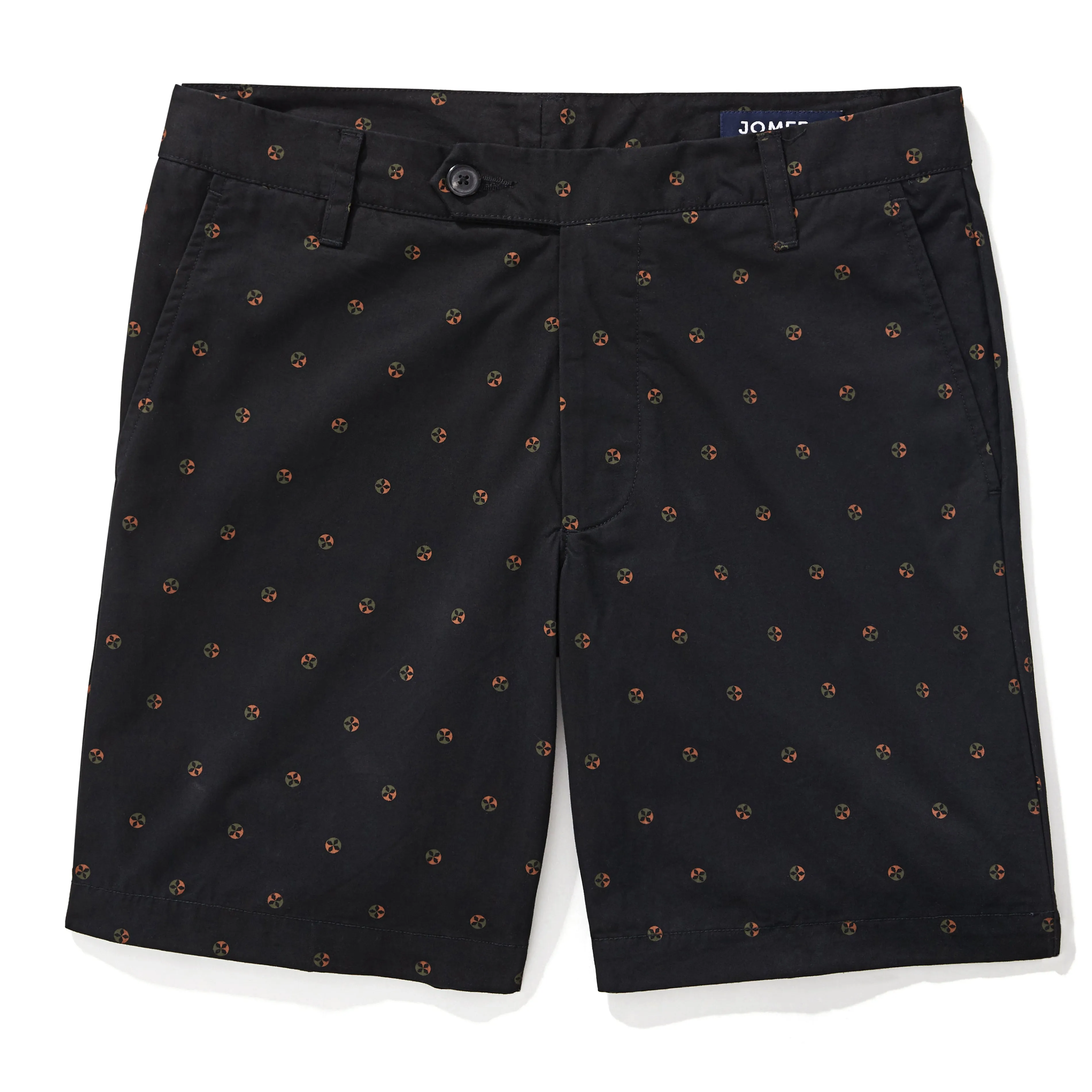 Saratoga - Black Geometric Print Shorts