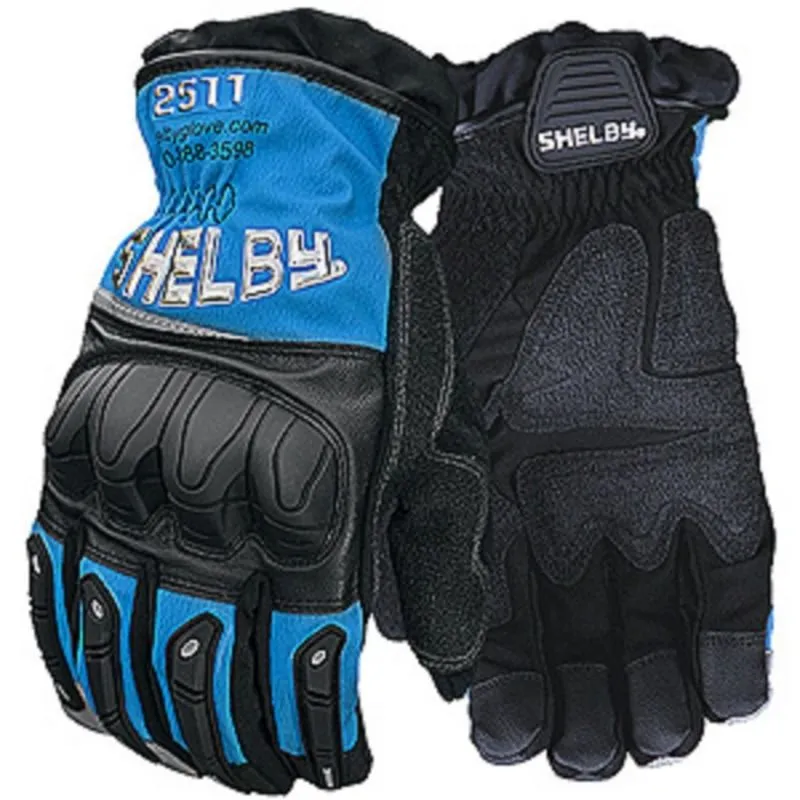 Shelby Specialty Gloves 2511 Xtrication Glove, Blue/Black, 1 Pair