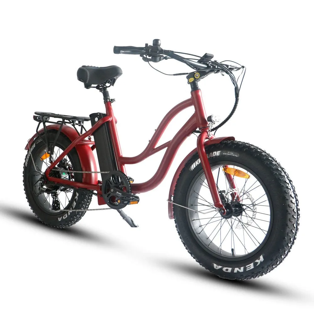 Step Thru Mini 20X4 - 52V Beach Cruiser Electric Bike