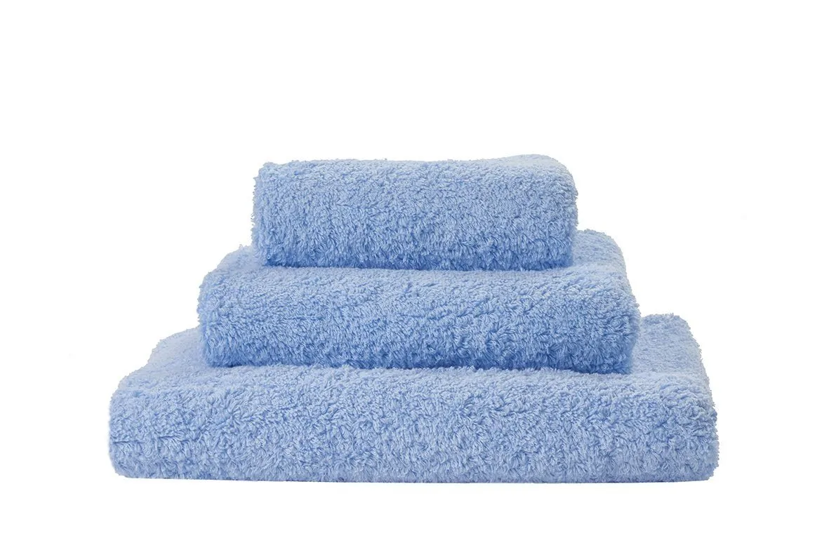 Super Pile Powder Blue Towels by Abyss and Habidecor