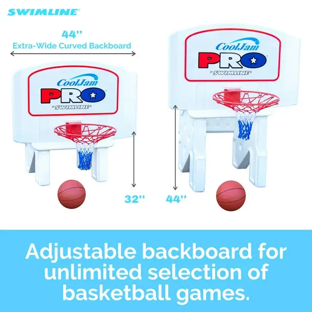 Swimline Cool Jam Pro Poolside Basketball