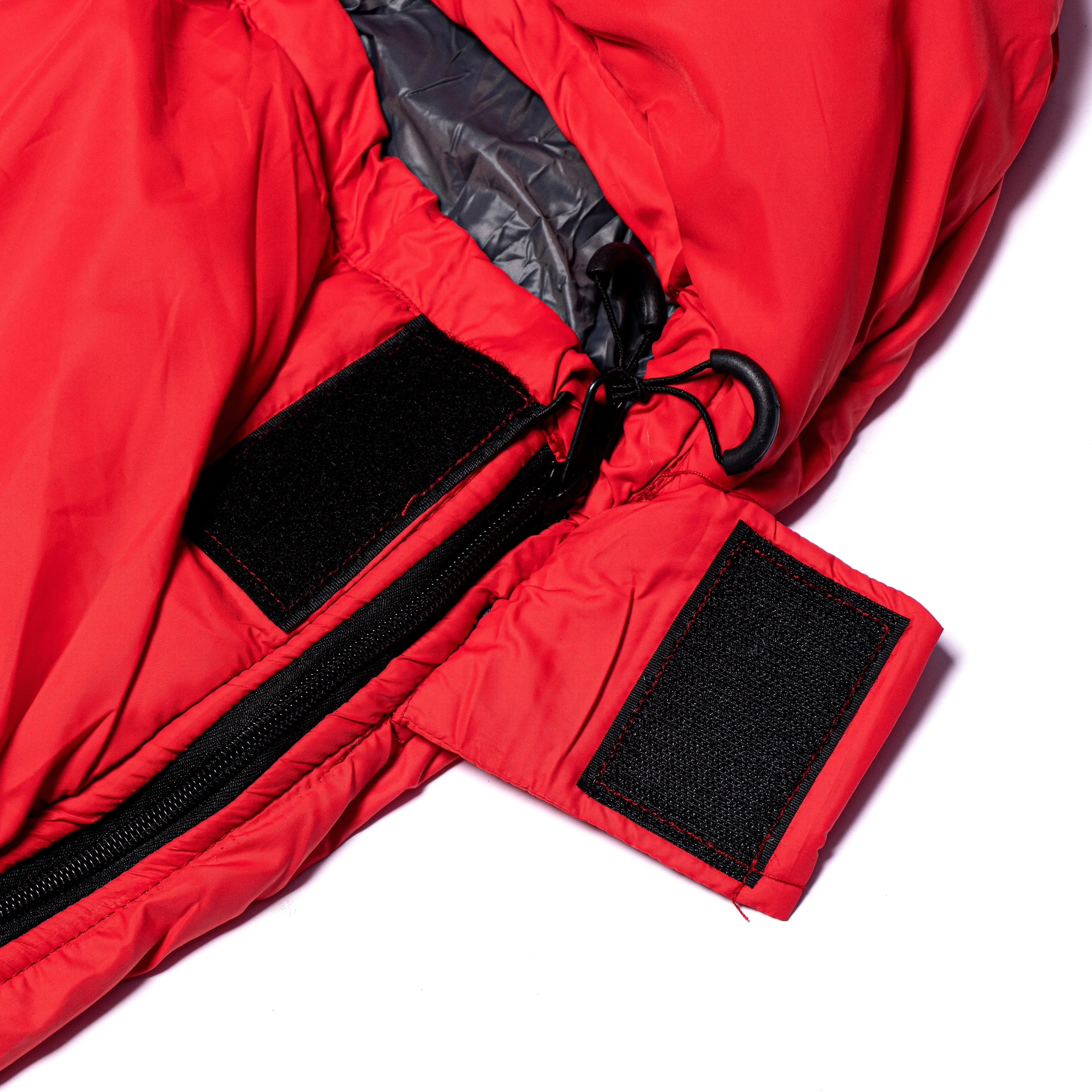 Tripole Camp Series Rectangular Sleeping Bag for Camping and Hiking, 10 Degree Comfort  (Red)