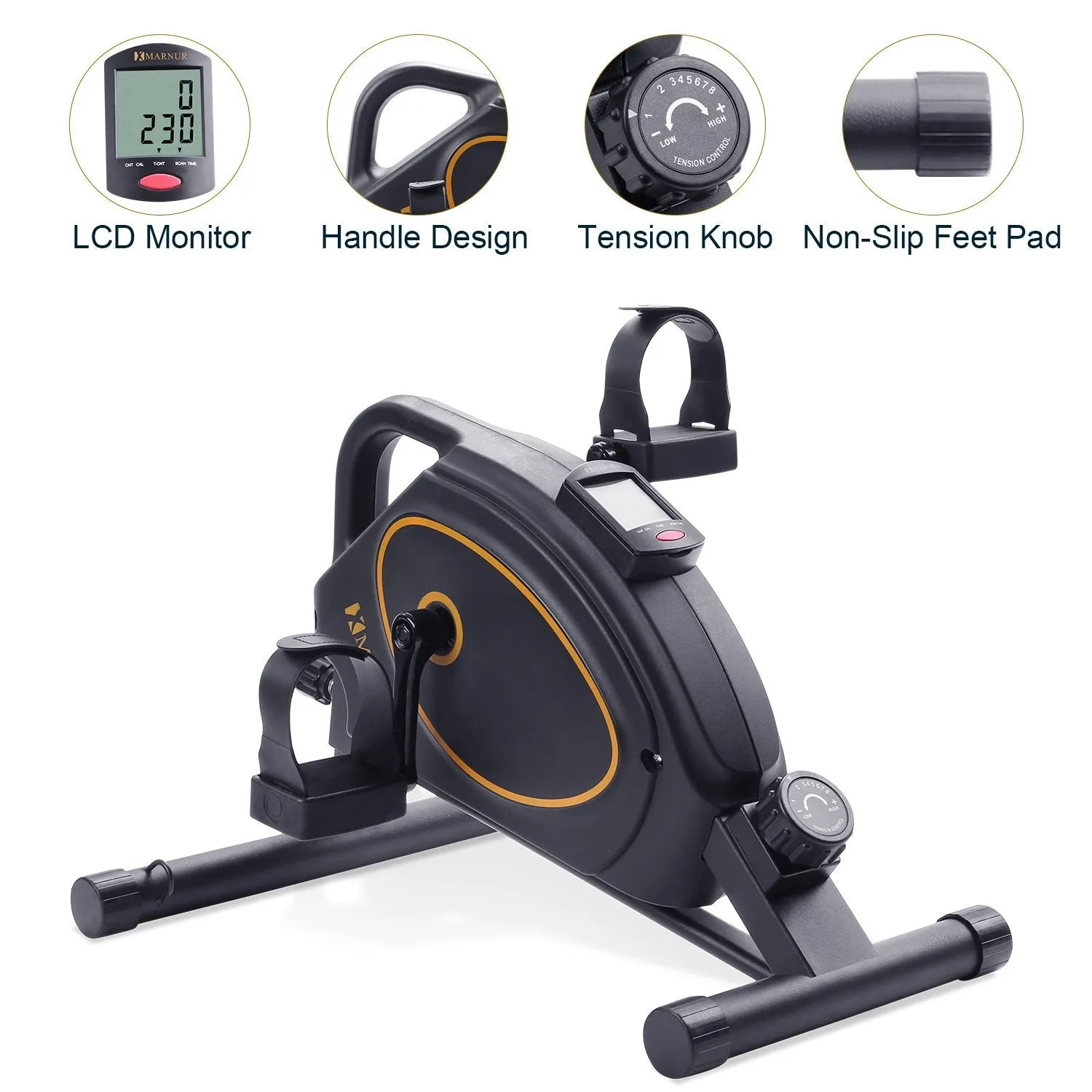 under desk bike pedal exerciser mini exercise bike stationary bikes static bike seated magnetic resistance portable machine arm foot leg therapy seniors elderly home sitting indoor small office workout best cheap gift for parents