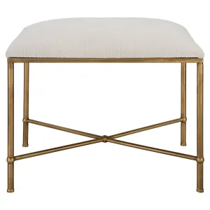 Uttermost Avenham Small Gold Framed Bench