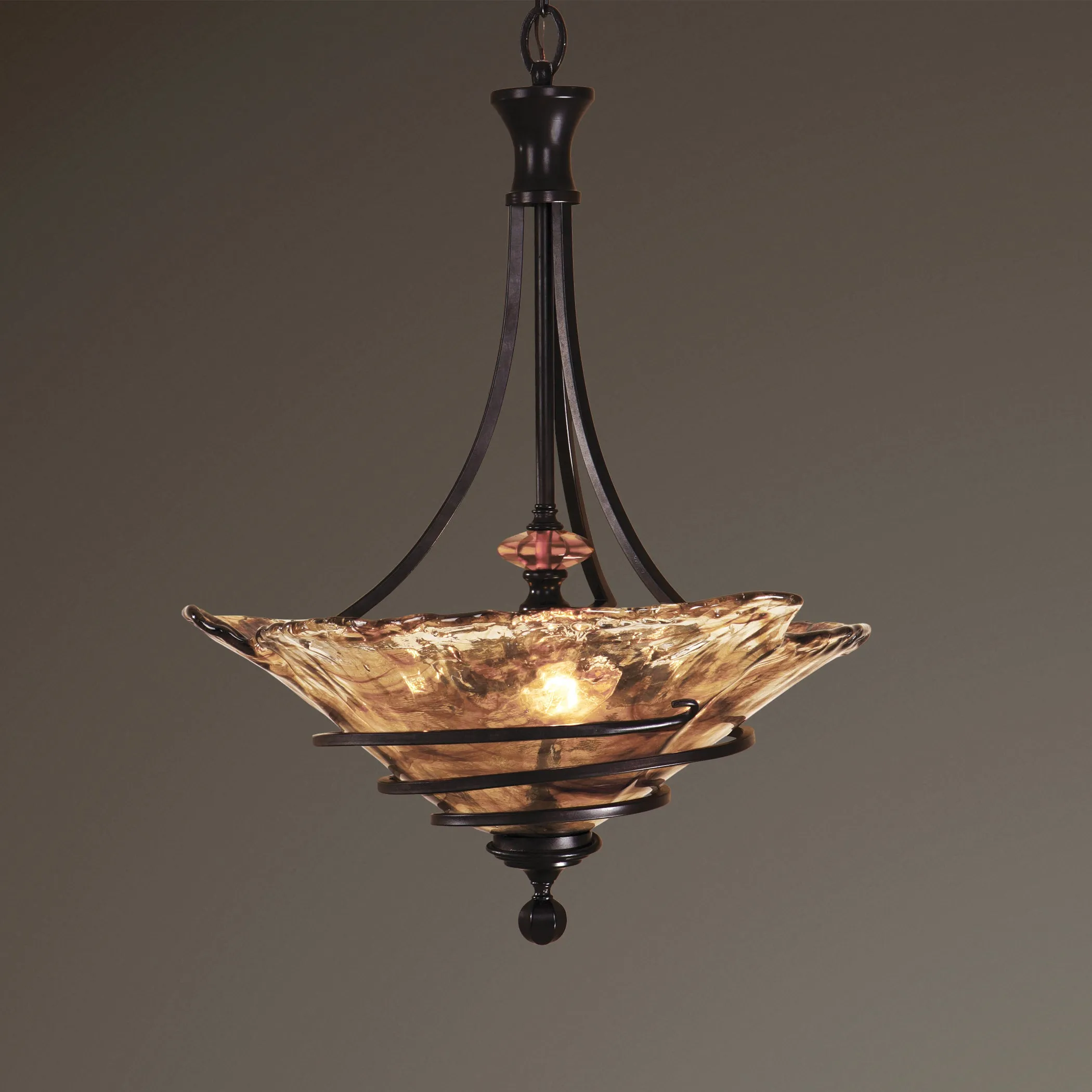 Uttermost Vitalia 3 Lt Oil Rubbed Bronze Pendant