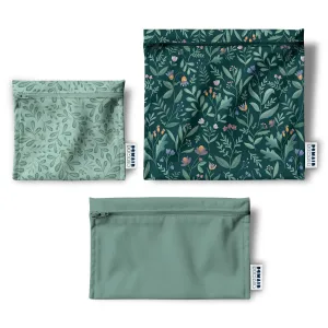 Waterproof Wet Bag Set · Large · Reusable · Washable · Florentine Design