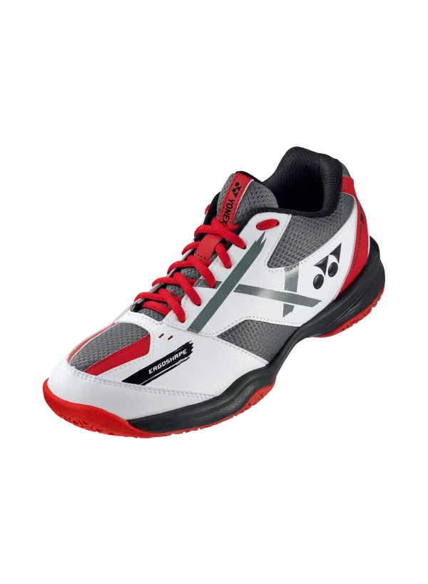 Yonex Power Cushion 39 Wide Badminton Shoes (White/Red)